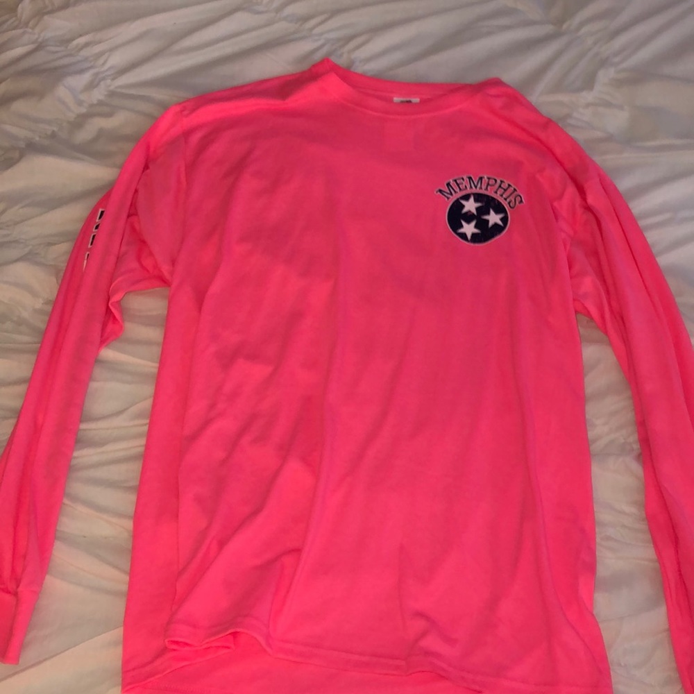 bright pink memphis shirt